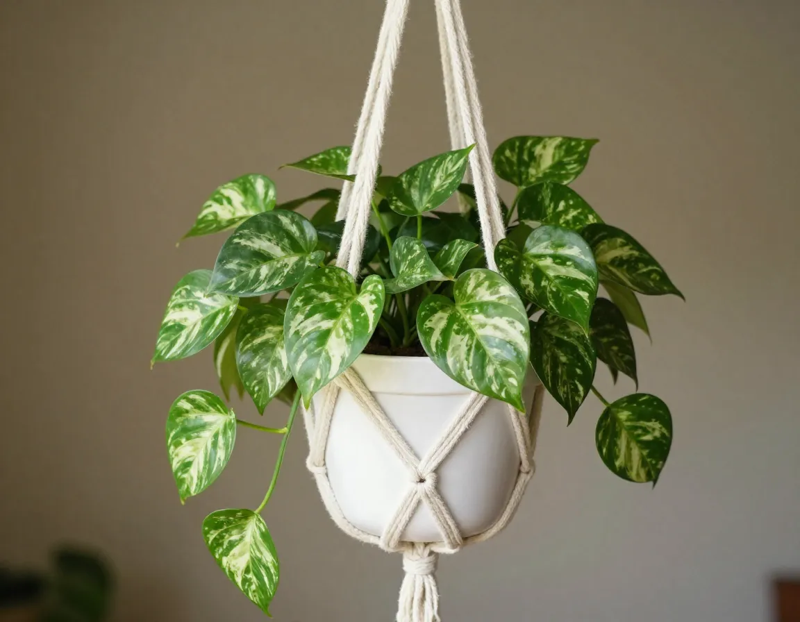 Golden Pothos Hanging Basket